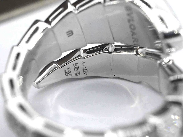 Bvlgari - serpenti viper ring pave met diamanten - afbeelding 9 van  12