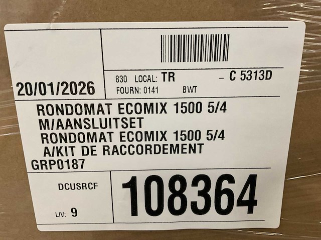 Bwt rondomat ecomix 1500 (grp0187) ionenwisselaar voor grondwater - afbeelding 9 van  9