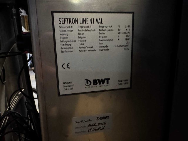 Bwt septron line 41 val - water treatment - afbeelding 29 van  29