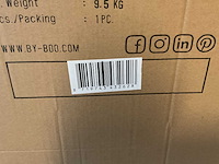 By-boo - furnilux - kledingrek c rack 45 x 79 x 196 cm - (2x) - afbeelding 4 van  4