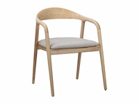 By fonq brune eetkamerstoel zithoogte 45cm (2x)