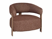 By fonq ploom fauteuil terracotta zithoogte 41cm