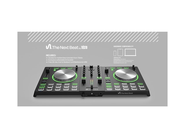 By tisto dj controller beginner dj gear dj set dj starter multicolor 22400 - afbeelding 1 van  4