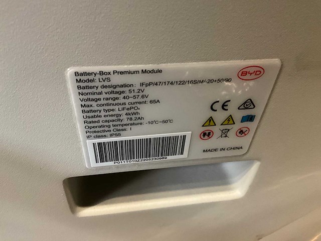 Byd lvs batterijopslag - afbeelding 3 van  4