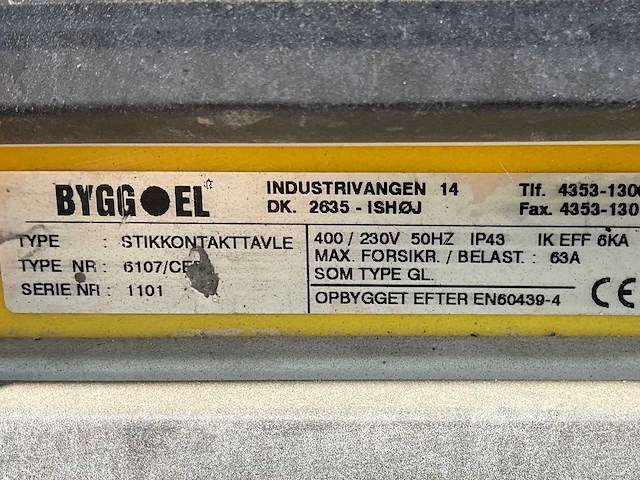 Byggoel skurbytavle 63a bouw aansluitkast - afbeelding 9 van  9