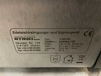 Bymat 11rs reinigings- en codeerapparaat rvs - afbeelding 9 van  13