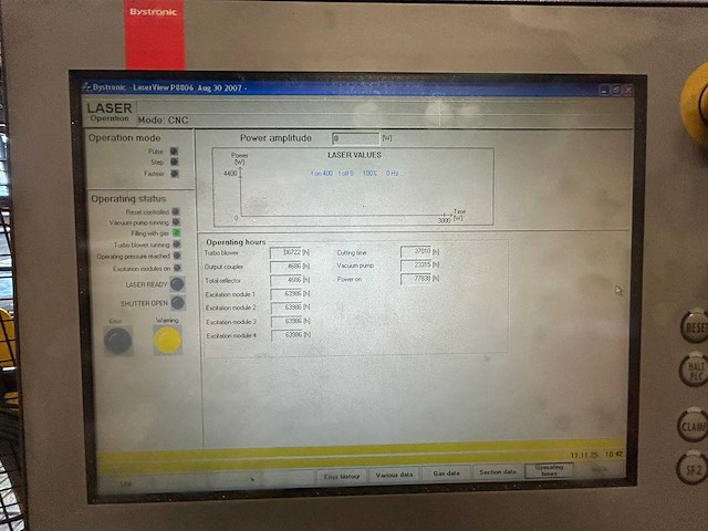 Bystronic - 2009 - bystar 3015 + bytrans 3015 - lasersnijmachine + laad- en ontlaadinrichting - afbeelding 61 van  63