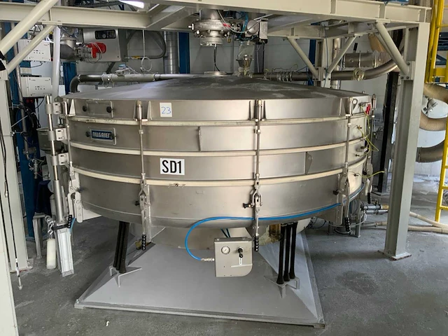 (c) 2018 allgaier tsm 2600/ds ultrasonic stainless steel 3-deck sieve - afbeelding 6 van  13