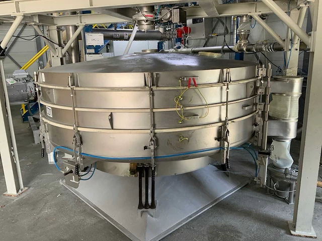 (c) 2018 allgaier tsm 2600/ds ultrasonic stainless steel 3-deck sieve - afbeelding 7 van  13