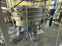 (c) 2018 allgaier tsm 2600/ds ultrasonic stainless steel 3-deck sieve - afbeelding 8 van  13