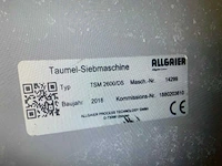 (c) 2018 allgaier tsm 2600/ds ultrasonic stainless steel 3-deck sieve - afbeelding 12 van  13