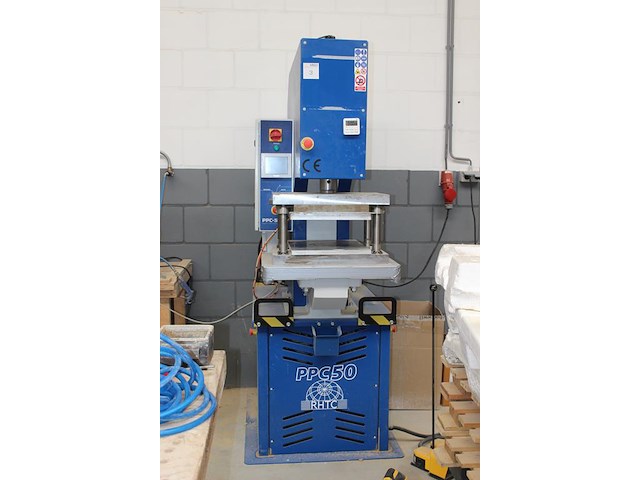 C-frame pers rhtc ppc50 met persoppervlakte 350x350mm, digitale aflezing. 50 ton. bouwjaar 2021. - afbeelding 2 van  7