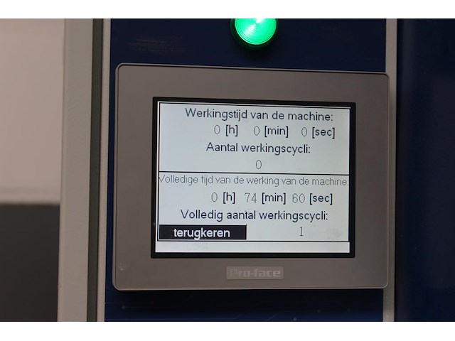 C-frame pers rhtc ppc50 met persoppervlakte 350x350mm, digitale aflezing. 50 ton. bouwjaar 2021. - afbeelding 5 van  7