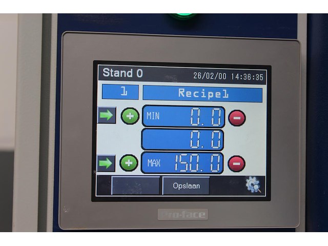 C-frame pers rhtc ppc50 met persoppervlakte 350x350mm, digitale aflezing. 50 ton. bouwjaar 2021. - afbeelding 6 van  7