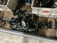 C-haken, zwenkwielen en bevestigingsmaterialen - afbeelding 2 van  8