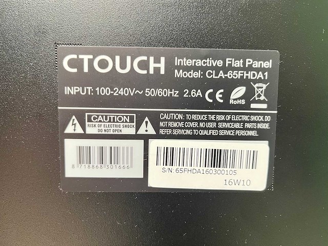 C-touch - 65" full hd interactieve touchscreen - kantelbaar - afbeelding 9 van  17