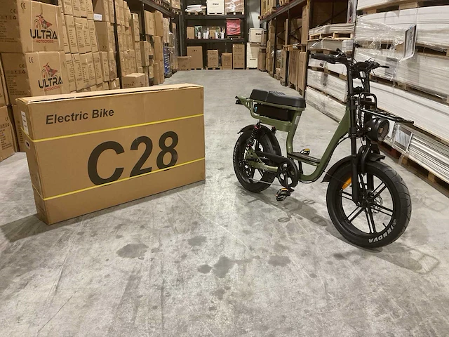 C28 groen elektrische fiets - afbeelding 14 van  24