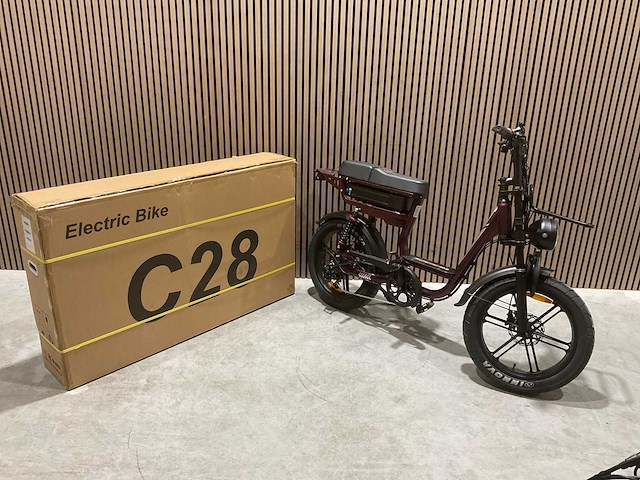 C28 paars elektrische fiets - afbeelding 7 van  49