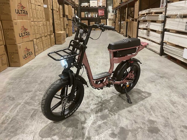C28 roze elektrische fiets - afbeelding 9 van  23