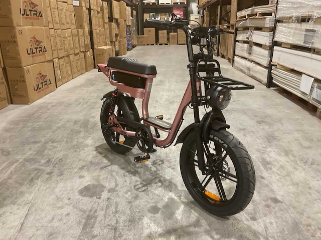 C28 roze elektrische fiets - afbeelding 8 van  13