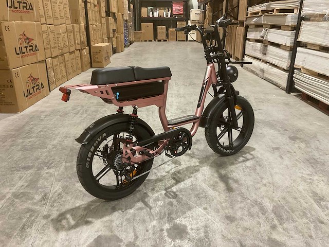 C28 roze elektrische fiets - afbeelding 10 van  13