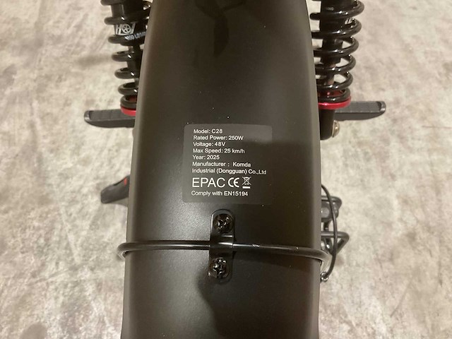 C28 zwart elektrische fiets - afbeelding 7 van  25