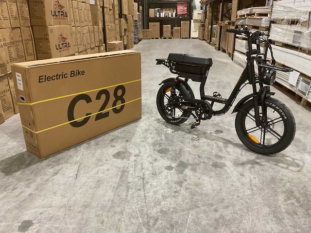 C28 zwart elektrische fiets - afbeelding 14 van  25