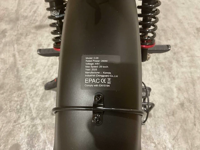 C28 zwart elektrische fiets - afbeelding 7 van  25