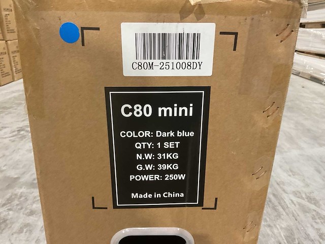 C80 mini dark blue elektrische fiets - afbeelding 9 van  22