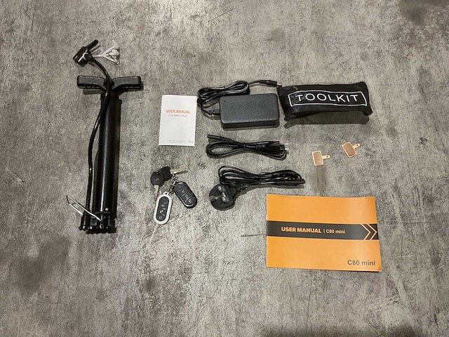 C80 mini light blue elektrische fiets - afbeelding 10 van  39