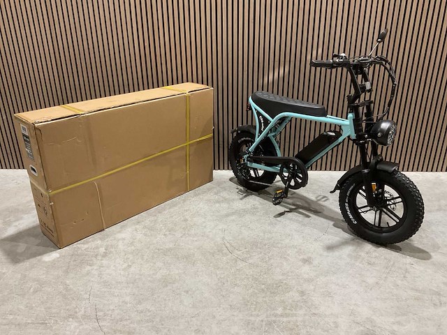 C80 mini light blue elektrische fiets - afbeelding 12 van  39