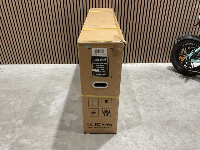 C80 mini light blue elektrische fiets - afbeelding 18 van  62