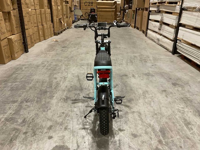 C80 mini light blue elektrische fiets - afbeelding 3 van  20