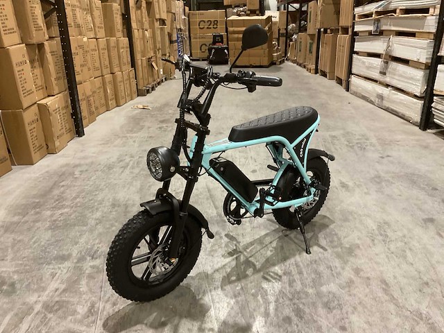 C80 mini light blue elektrische fiets - afbeelding 1 van  20