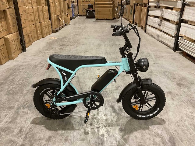 C80 mini light blue elektrische fiets - afbeelding 10 van  20