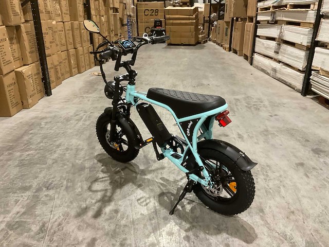 C80 mini light blue elektrische fiets - afbeelding 15 van  20