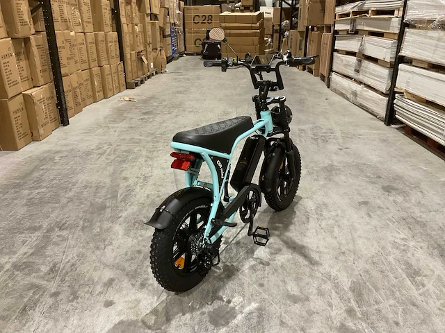 C80 mini light blue elektrische fiets - afbeelding 23 van  23