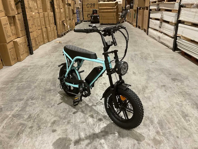 C80 mini light blue elektrische fiets - afbeelding 19 van  23