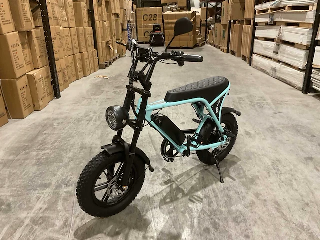 C80 mini light blue elektrische fiets - afbeelding 12 van  21