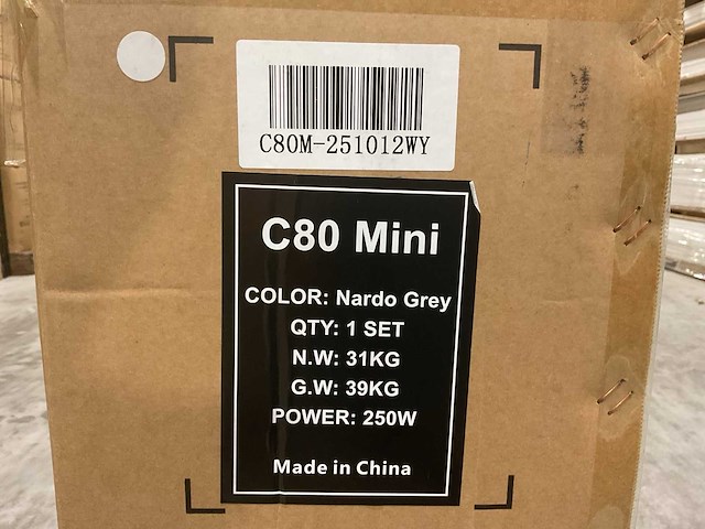 C80 mini nardo grey elektrische fiets - afbeelding 11 van  20