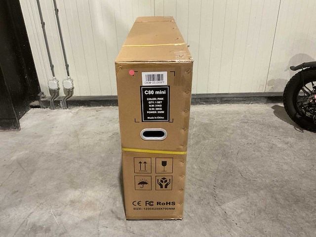 C80 mini roze elektrische fiets - afbeelding 11 van  62