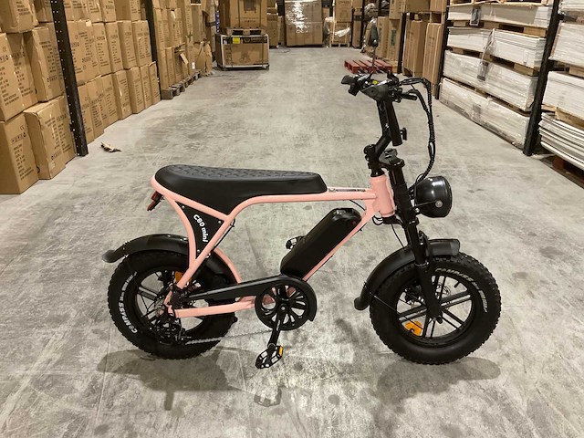 C80 mini roze elektrische fiets - afbeelding 13 van  18