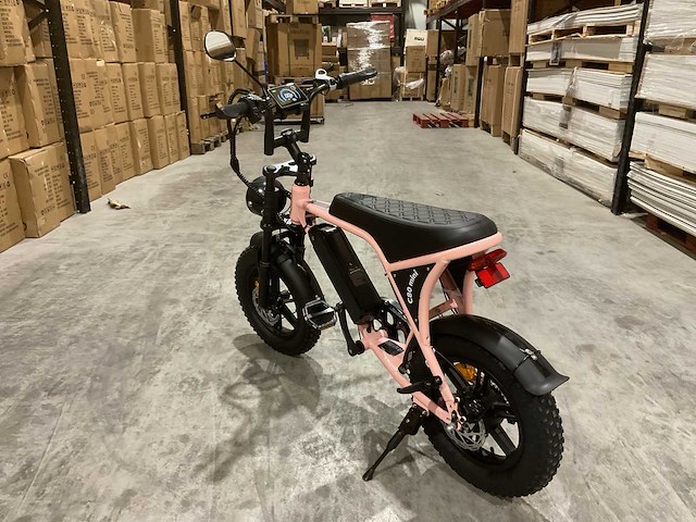 C80 mini roze elektrische fiets - afbeelding 5 van  19