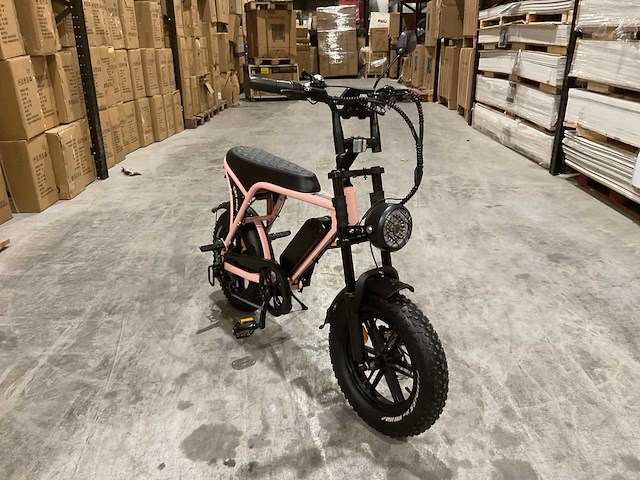 C80 mini roze elektrische fiets - afbeelding 9 van  19