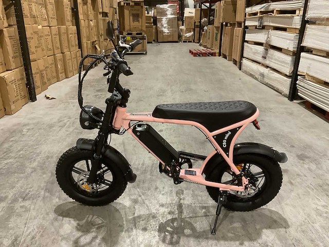 C80 mini roze elektrische fiets - afbeelding 11 van  19