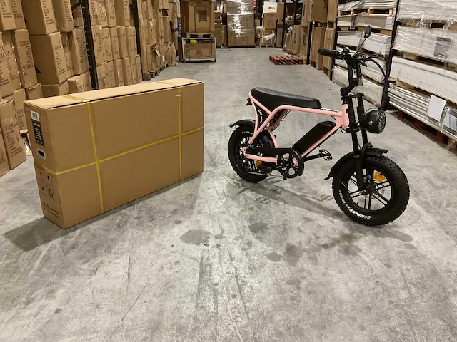 C80 mini roze elektrische fiets - afbeelding 10 van  21