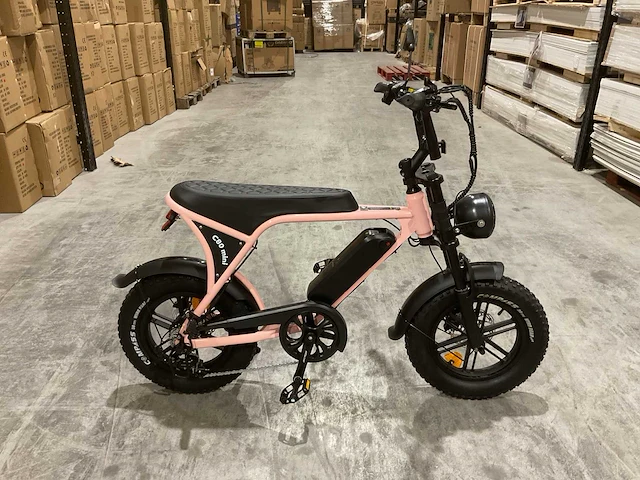 C80 mini roze elektrische fiets - afbeelding 15 van  21