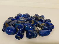 Ca. 1 kilo lapis lazuli trommelstenen l/xl - afbeelding 2 van  4