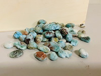 Ca. 1 kilo larimar trommelsteen - afbeelding 2 van  4