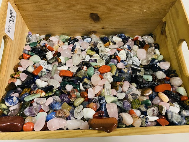 Ca. 10 kilogram trommelstenen luxe mix - afbeelding 3 van  4